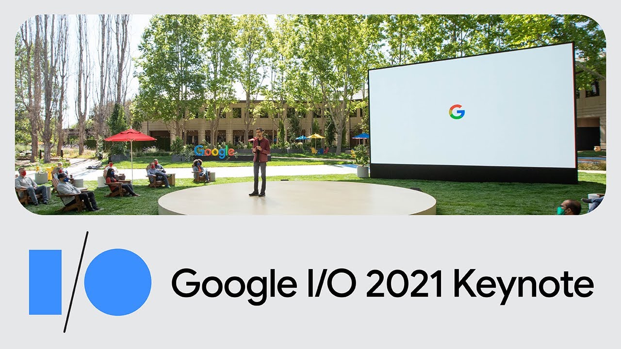 This is the photo of the Google I/O 2021 logo.